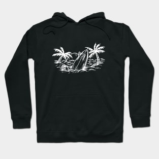 Beach and Surfing Hoodie